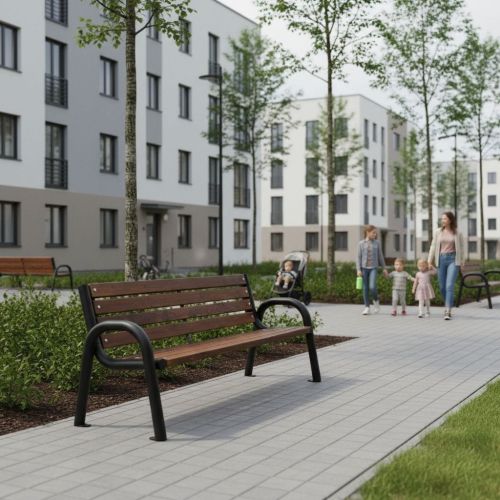 Ławka osiedlowa Primario 200 cm Polski Producent