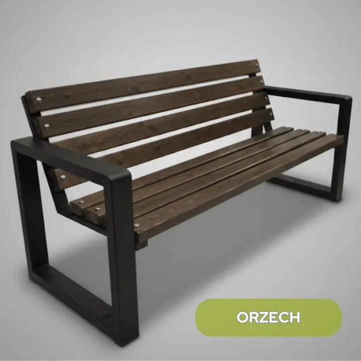 Ławka osiedlowa Grande 100 cm Orzech