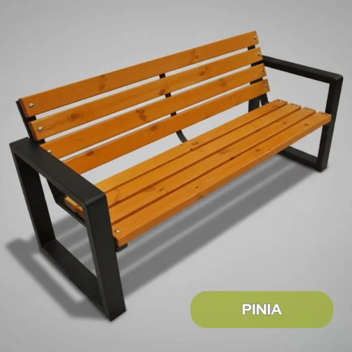 Ławka miejska Grande 150 cm Pinia