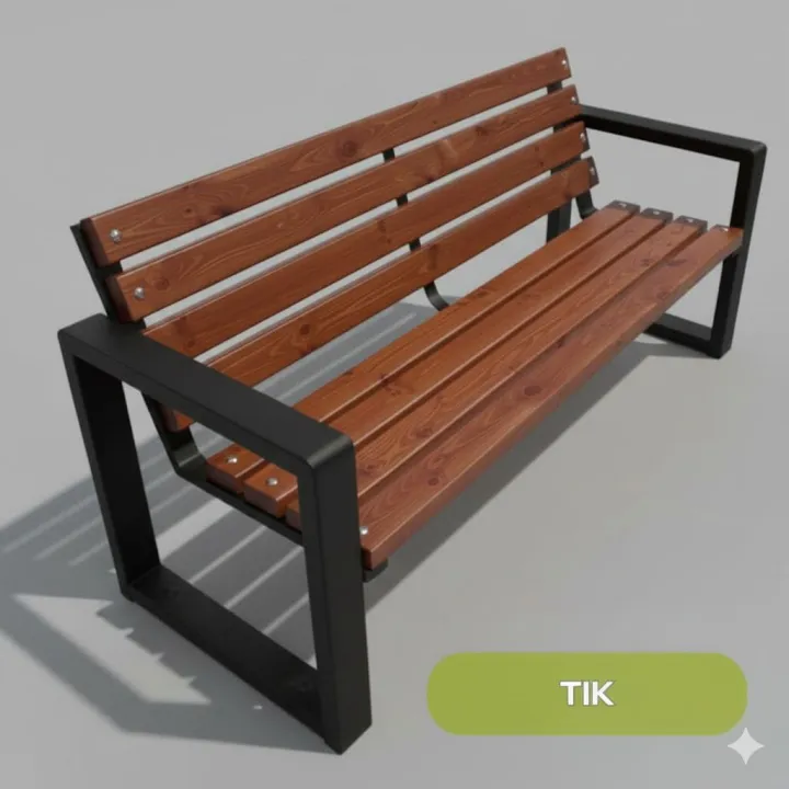 Ławka ogrodowa Grande 125 cm Tik