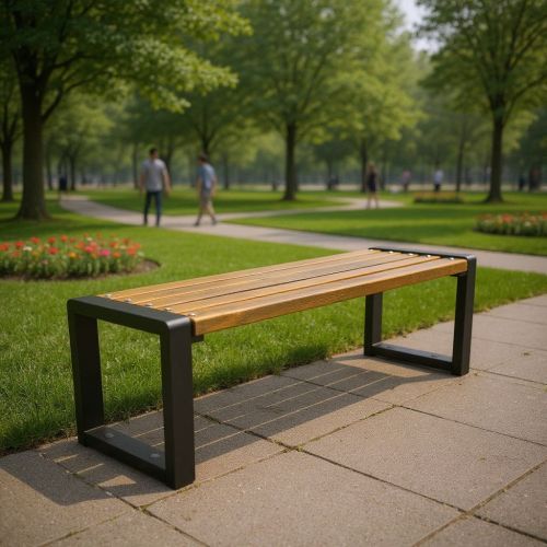 Ławka parkowa Grande bez oparcia 150 cm Polski Producent