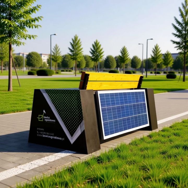 Inteligentna ławka solarna Solare MINI