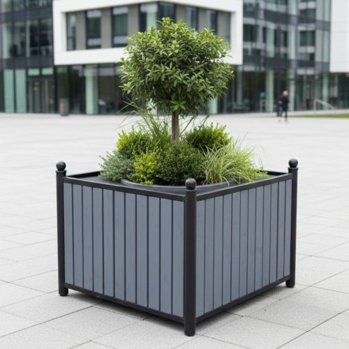 Donica ogrodowa kwadratowa mała 60 cm