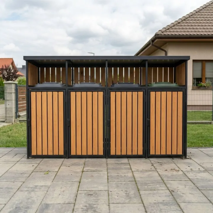 Zabudowa koszy 4x240l