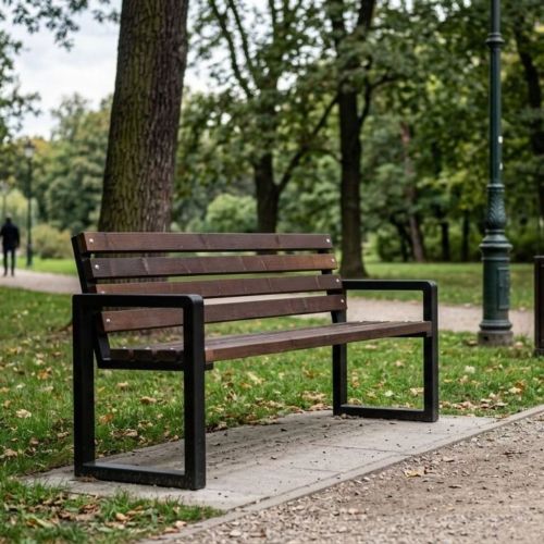 Solidna ławka do domu Carbone 100cm