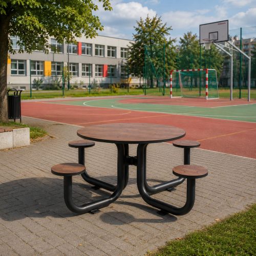Piknikový stůl Primario Round pro školu.jpg