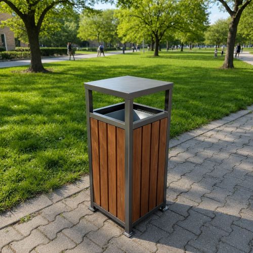 Odpadkový koš se stříškou z nerezové oceli.jpg