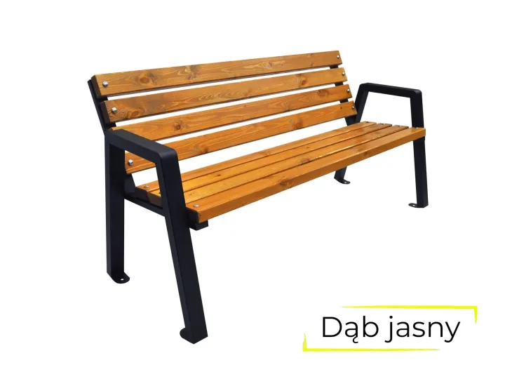 Ławka Moderno z oparciem 120 cm dąb jasny.jpg