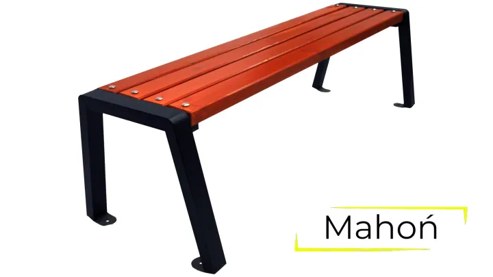 Ławka Moderno bez oparcia 100 cm mahoń.jpg