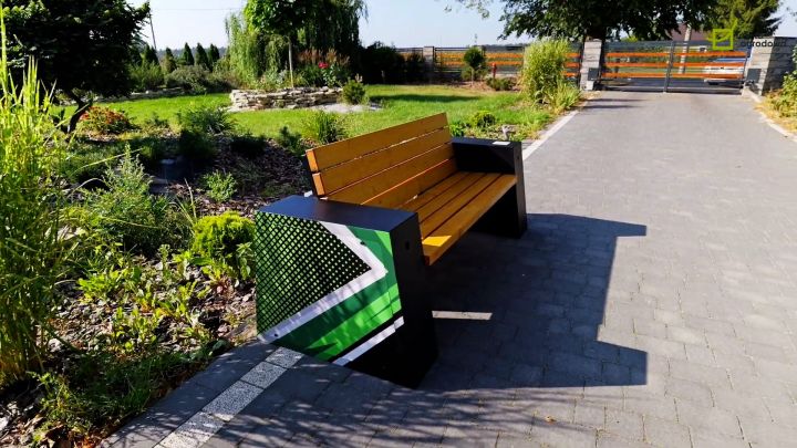 Inteligentna ławka solarna Solare MINI
