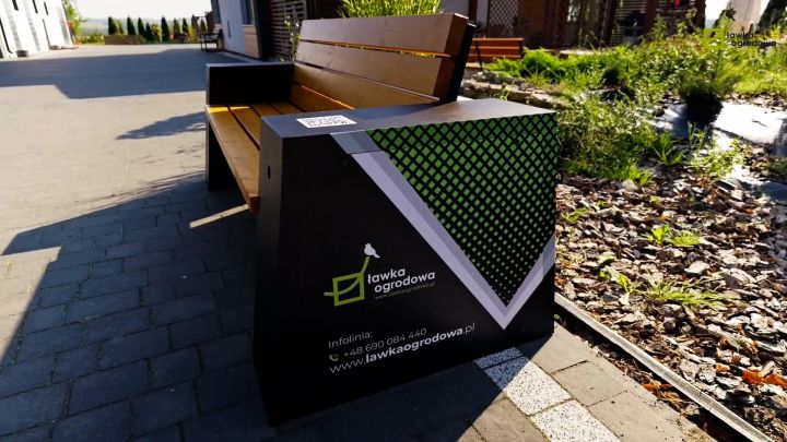 Inteligentna ławka solarna Solare MINI
