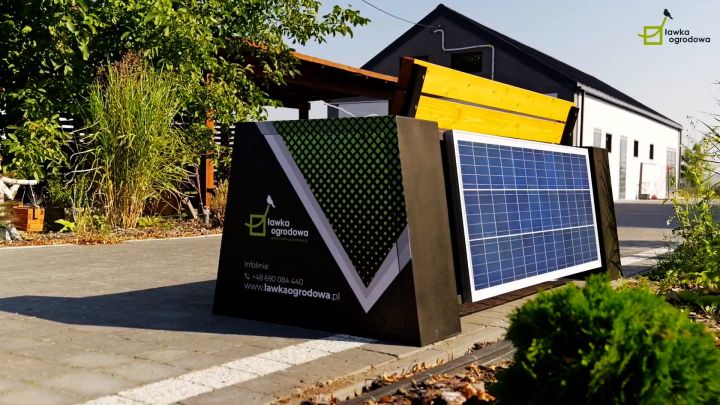 Inteligentna ławka solarna Solare MINI