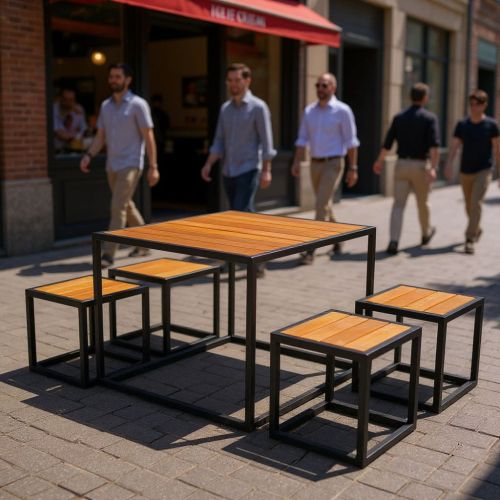 Zestaw mebli ogrodowych Square