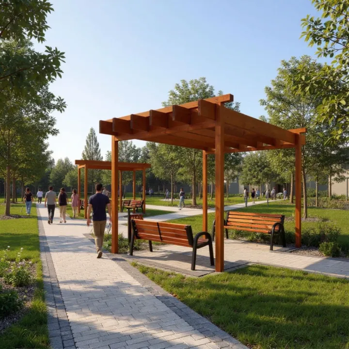 Drewniana pergola ogrodowa małą.jpg